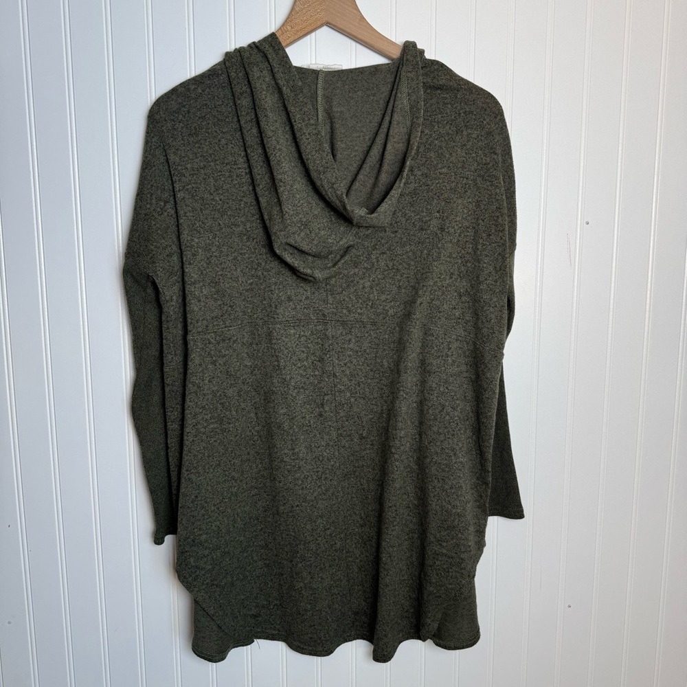 Out From Under Urban Outfitters Green Hooded Open Cardigan Women’s Size Small - Picture 6 of 12